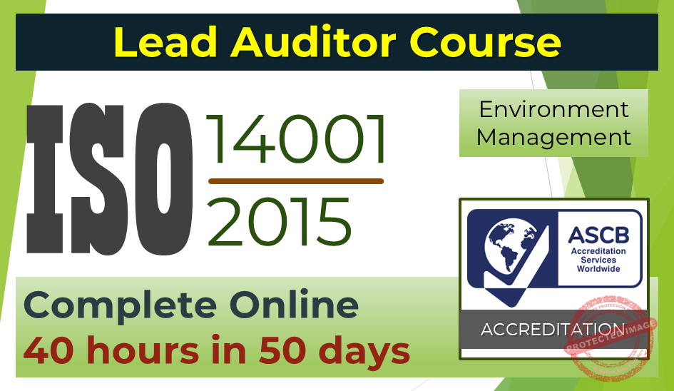 ISO 14001 Lead Auditor Course – ASCB USA Accredited