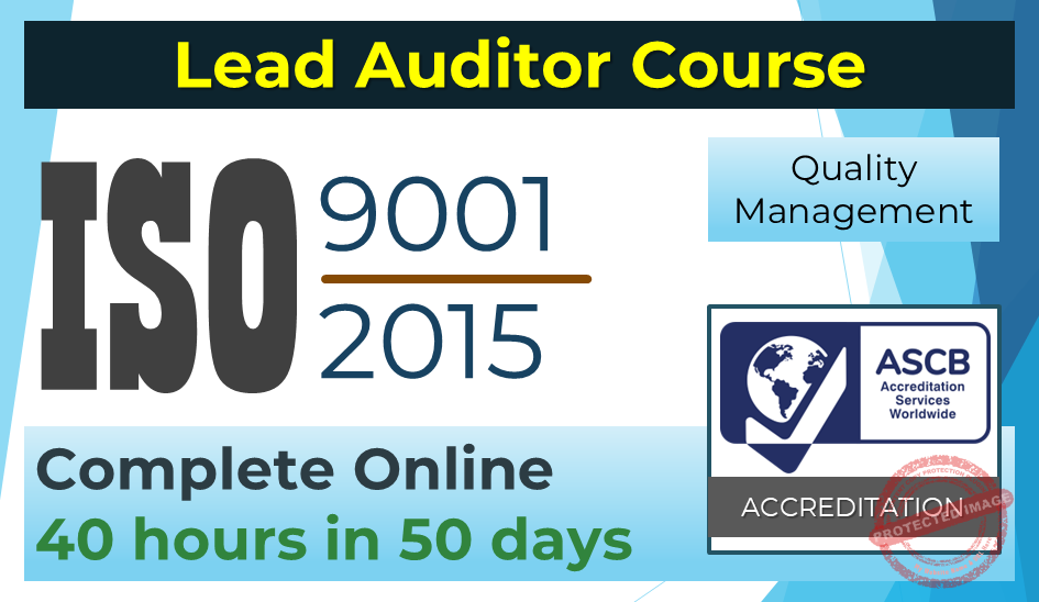 ISO 9001 Lead Auditor Course – ASCB USA Accredited